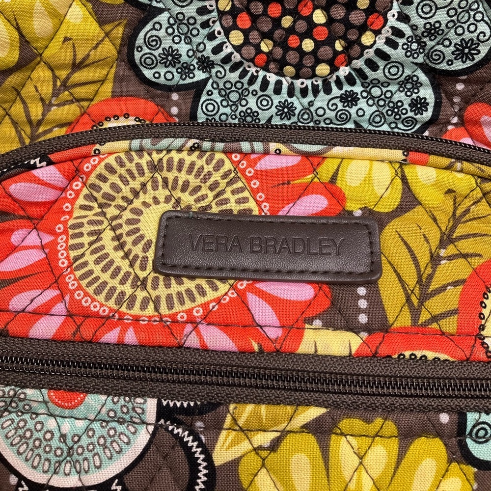 Vera Bradley Laptop backpack in Flower Shower pattern - Picture 7 of 8